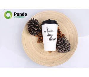 Căni calde de hârtie compostabile ecologice