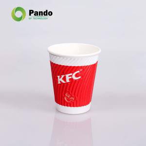 Căni de cafea din hârtie reliefată de înaltă calitate