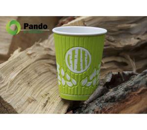 Cești de hârtie în relief cu logo personalizate