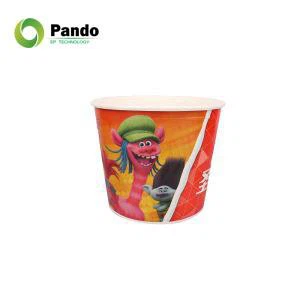 Găleți de hârtie de unică folosință pentru floricele